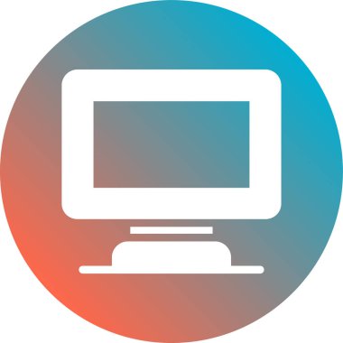 bilgisayar simgesi vektör illüstrasyonu