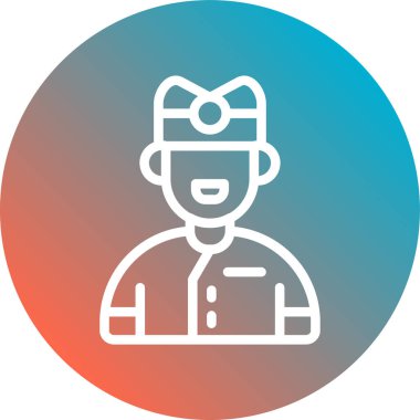 Avatar simgesi, vektör illüstrasyonu