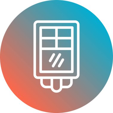 Mobil uygulama simgesinin vektör illüstrasyonu