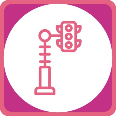 Modern oto tamir simgesinin vektör illüstrasyonu