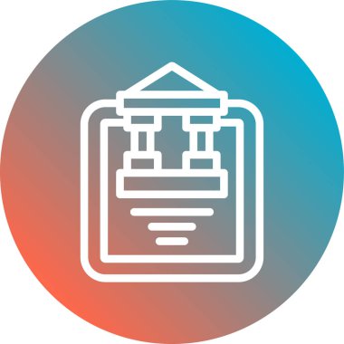 Eğitim simgesinin vektör illüstrasyonu