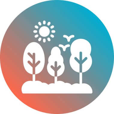 Modern çiftlik simgesinin vektör illüstrasyonu