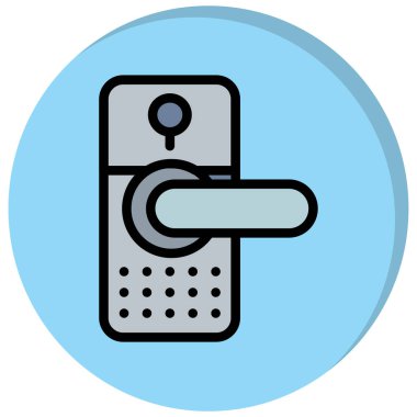 Anahtar simgesi vektör illüstrasyonu