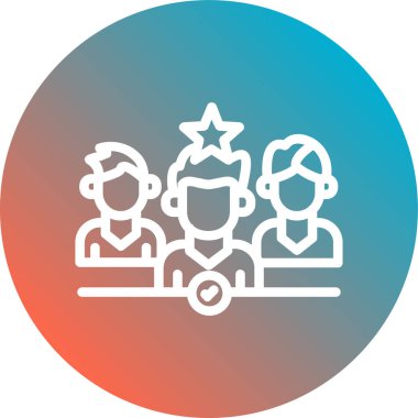 İnsan simgesinin vektör illüstrasyonu