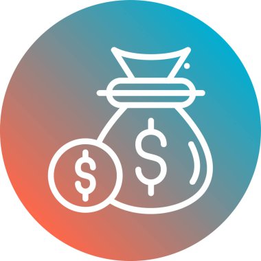 Para Vektörü simgesi kolayca düzenleyebilir ya da düzenleyebilir