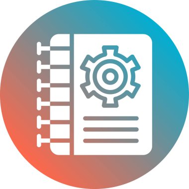 Belge simgesinin vektör illüstrasyonu