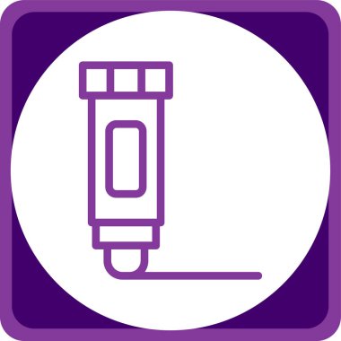 Benzersiz elektronik aygıt vektör simgesi