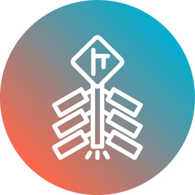 Modern simgenin vektör illüstrasyonu