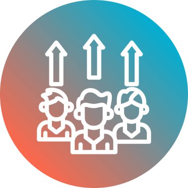 İnsan simgesinin vektör illüstrasyonu