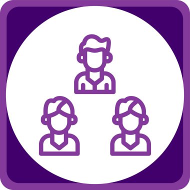 İnsan simgesinin vektör illüstrasyonu