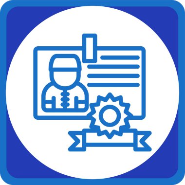 İş simgesinin vektör illüstrasyonu