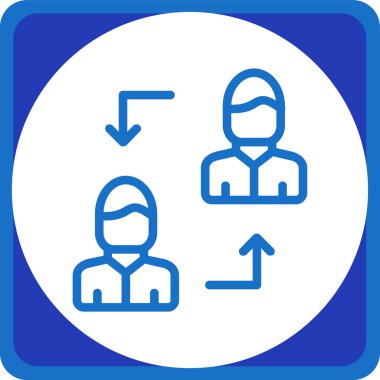 İş ve finans simgesinin vektör illüstrasyonu