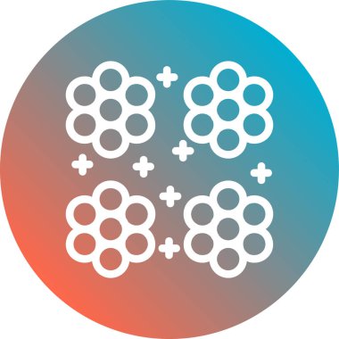 Virüs. Web simgesi basit tasarım