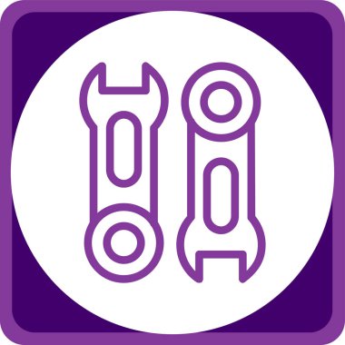 iki anahtar simgesi, modern basit vektör çizimi