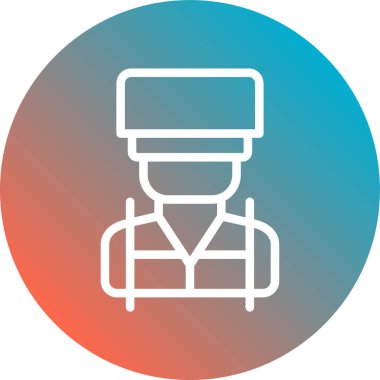 Modern insanın vektör çizimi