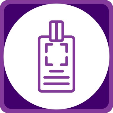 Parfüm. Web simgesi basit illüstrasyon