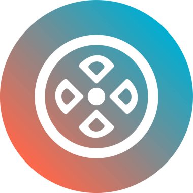 Haçın bir simgesinin vektör illüstrasyonu