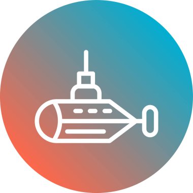 Gemi simgesi vektör illüstrasyonu