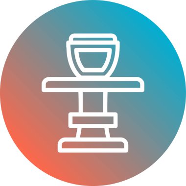 Modern ikon kahve eksikliğinin vektör çizimi