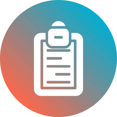 Belge simgesinin vektör illüstrasyonu