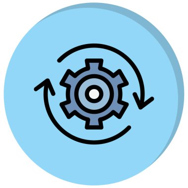 Ayarlama. Web simgesi basit illüstrasyon