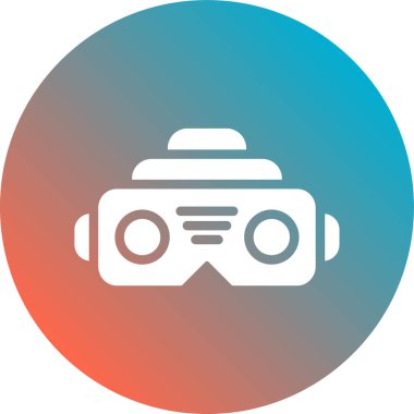 Vektör uzun gölge oyun simgesinin gösterimi