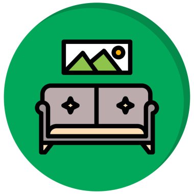 Modern simgenin vektör illüstrasyonu