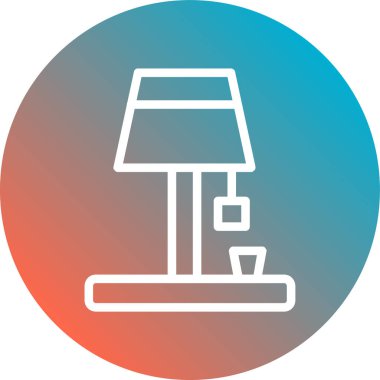 Lamba. Web simgesi basit illüstrasyon