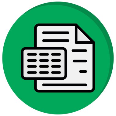 dosya vektör illüstrasyon simgesi