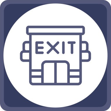 çıkış simgesi çizimi