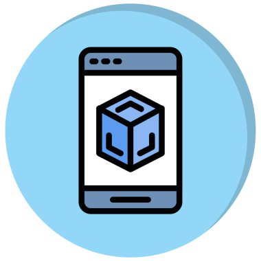 kutu simgesi, vektör illüstrasyonu basit tasarım