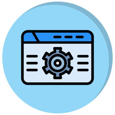 gear icon. simple illustration