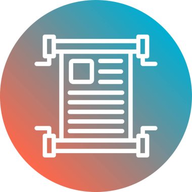 Modern eğitim ikonunun vektör illüstrasyonu