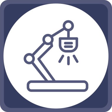 robot ikon vektör illüstrasyonu