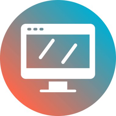 dizüstü bilgisayar simgesi, illüstrasyon, beyaz arkaplan üzerindeki vektör