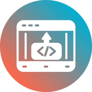 Web simgesi vektör illüstrasyonu