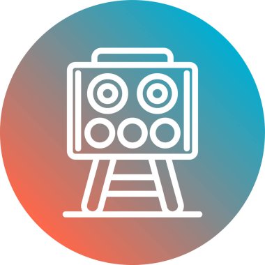 kamera simgesi vektör illüstrasyonu