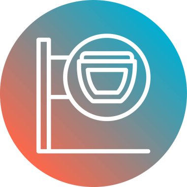 Modern b 'nin vektör illüstrasyonu eksik simgesi