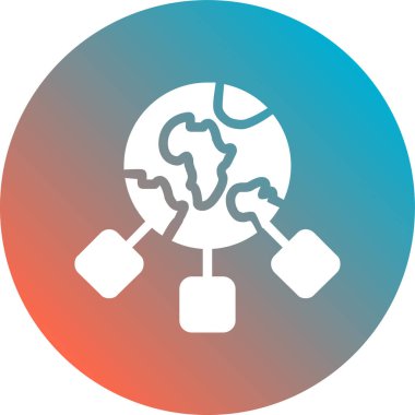 seo modern simgesinin vektör illüstrasyonu