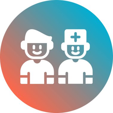 İnsan simgesinin vektör illüstrasyonu