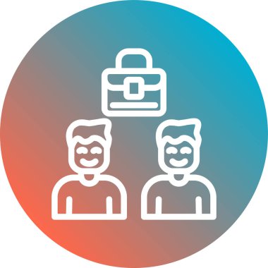 Takım simgesi vektör illüstrasyonu