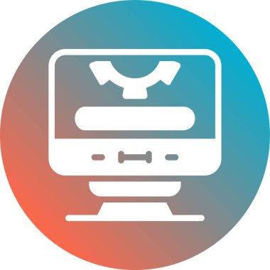 bilgisayar simgesi vektör illüstrasyonu