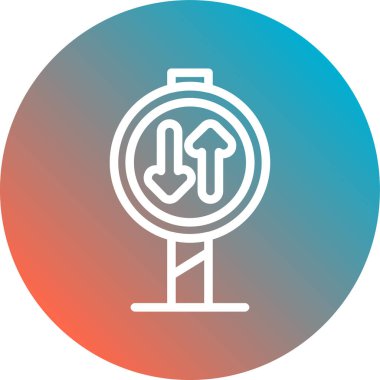 Modern simgenin vektör illüstrasyonu