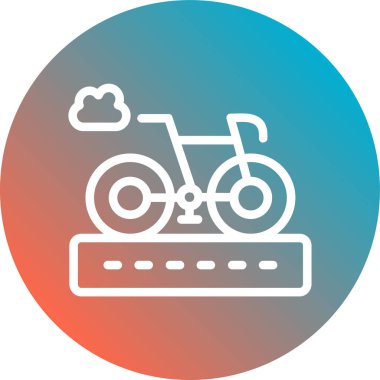 bisiklet bisiklet simgesi, basit biçim