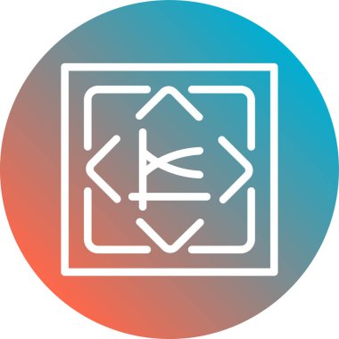 Modern b 'nin vektör illüstrasyonu eksik simgesi