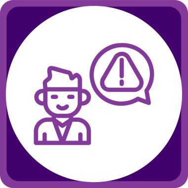 Bir kadın simgesinin vektör illüstrasyonu