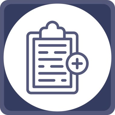 Belge. Web simgesi basit tasarım