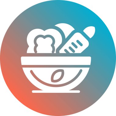 Gıda simgesinin vektör illüstrasyonu