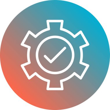 Ayarlar. Web simgesi basit illüstrasyon