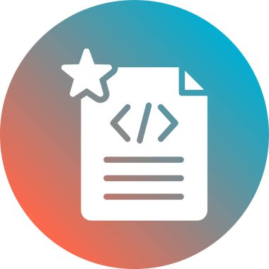 Programlama simgesinin vektör illüstrasyonu